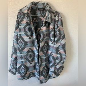 Blue B Aztec Jacket, Size L